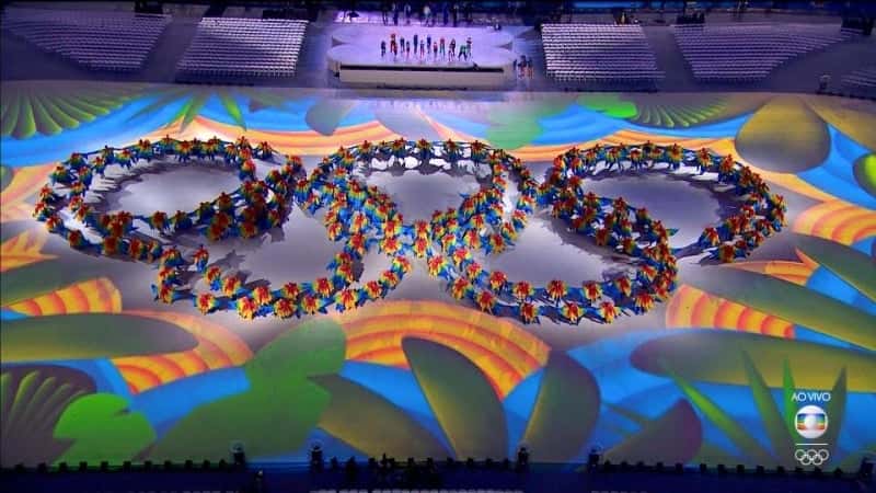 Cena da Cerimônia de Encerramento da Olimpíada Rio 2016 (Foto: Reprodução/Globo)