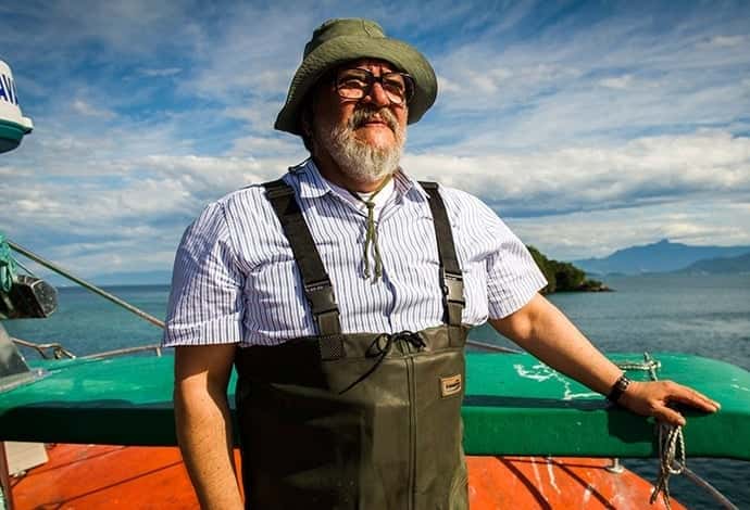 Luis Melo em "Sol Nascente". (Foto: TV Globo / João Miguel Júnior)