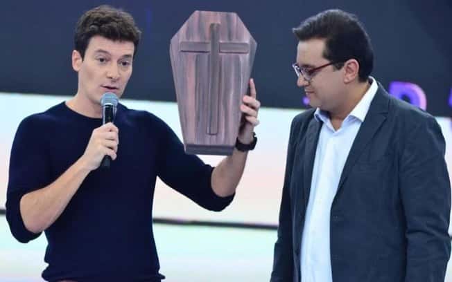 Segundo boatos, Rodrigo Faro e Geraldo Luís têm um desentendimento após "roubo" de pautas (Foto: Reprodução)
