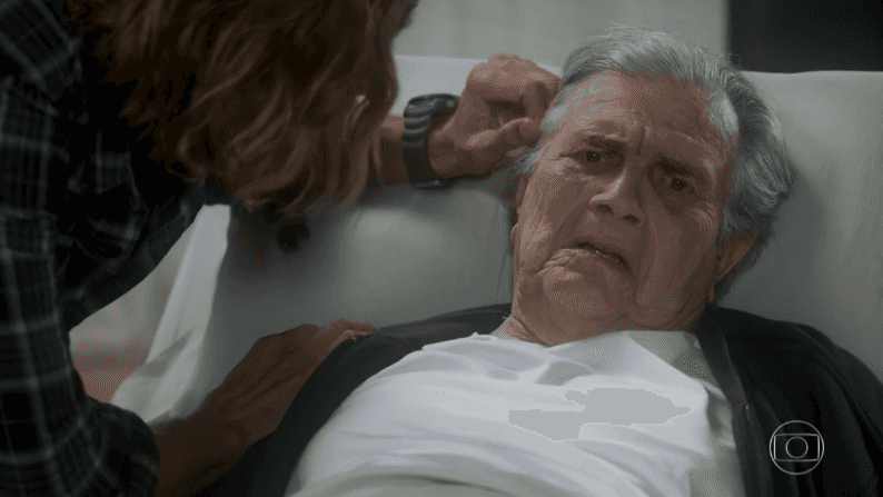 Fausto (Tarcísio Meira) em cena de "A Lei do Amor" (Foto: Reprodução/Globo)