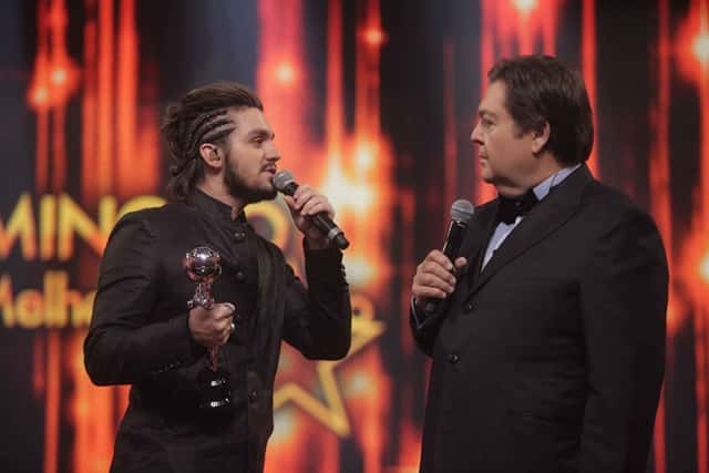 Faustão e Luan Santana (Foto: Globo/Divulgação)