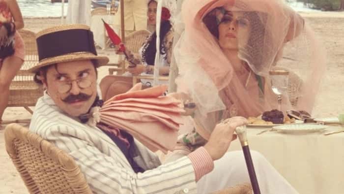 Atores em cena de "Dois Irmãos". (Foto: Divulgação/TV Globo)