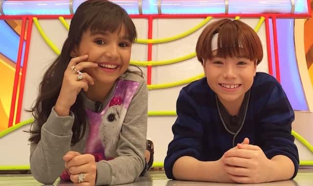 Os apresentadores Ana Júlia e Matheus Ueta no "Bom Dia & Cia" (Foto: Divulgação)