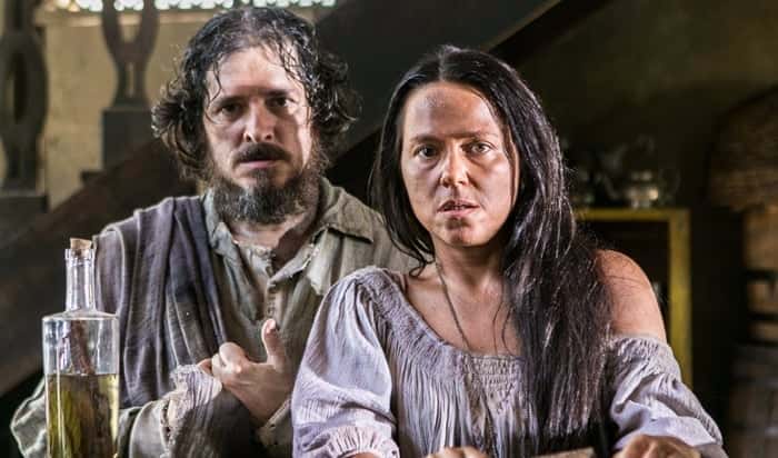 Vivianne Pasmanter ao lado de Guilherme Piva em "Novo Mundo". (Foto: Divulgação)