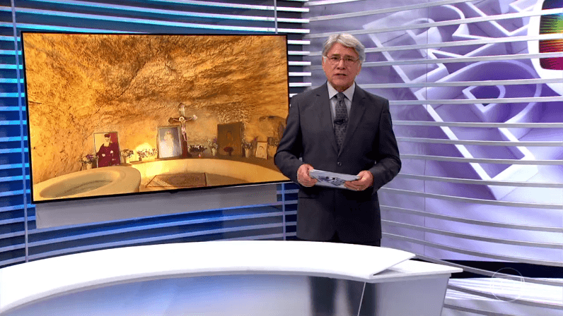 O apresentador Sergio Chapelin no "Globo Repórter" (Foto: Reprodução/Globo)