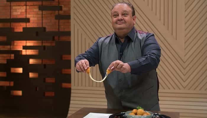 O chef Eric Jacquin no "MasterChef", ontem (Foto: Carlos Reinis/Band)