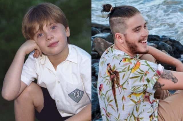 O antes e depois de Pedro Malta. (Foto: Wania Corredo/Reprodução)