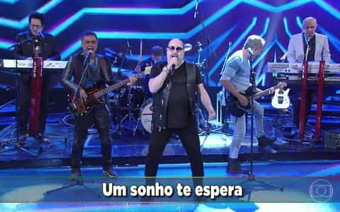 Roupa Nova no "Domingão do Faustão" (Foto: Divulgação)