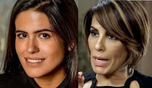 Antonia e sua mãe, Gloria Pires. Foto - montagem.