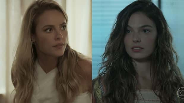 Jeiza (Paolla Oliveira) e Ritinha (Isis Valverde) em "A Força do Querer" (Foto: Reprodução/Globo)