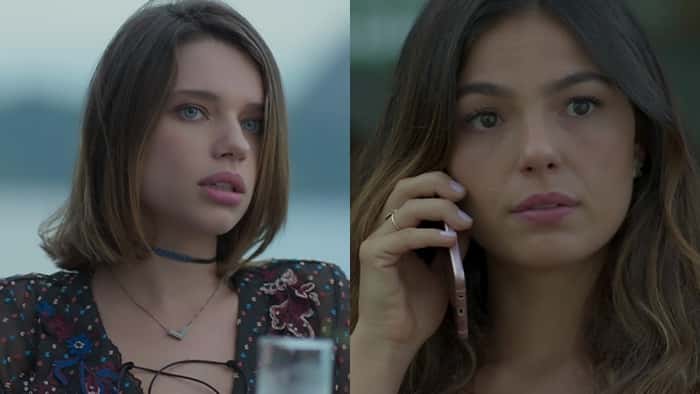 Cibele (Bruna Linzmeyer) e Ritinha (Isis Valverde) em "A Força do Querer" (Foto: Reprodução/Globo)