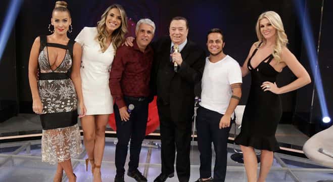 Cláudio Duarte no Raul Gil (Foto: Divulgação)