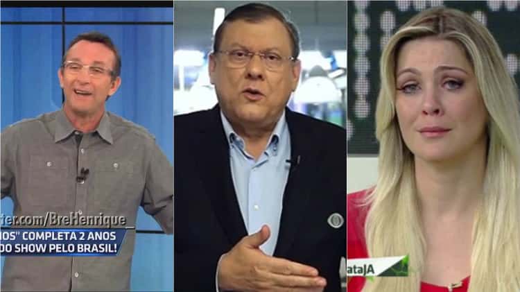 Neto, Milton Neves e Renata Fan não vivem o clima mais amigável dos mundos (Foto montagem: TV FOCO)