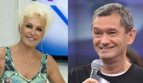 Ana Maria e Serginho. Foto - montagem/divulgação/TV Globo.
