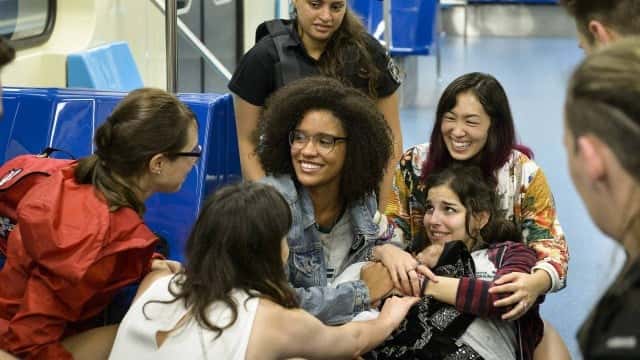 Parto na novela "Malhação". (Foto: Divulgação/Gshow)