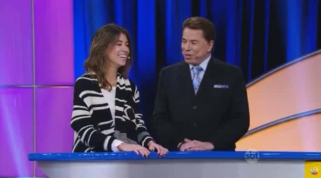 Rebeca Abravanel e Silvio Santos (Foto: Reprodução)