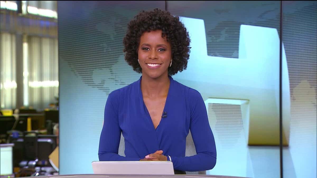 Maju Coutinho no JH (Foto: Reprodução/Globo)