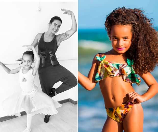 Sheila e a filha (Foto: Reprodução)
