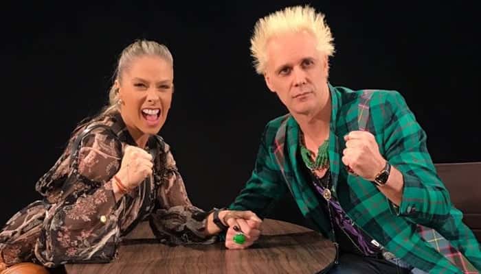 Supla em entrevista a Adriane Galisteu, na BandNews (Foto: Divulgação)