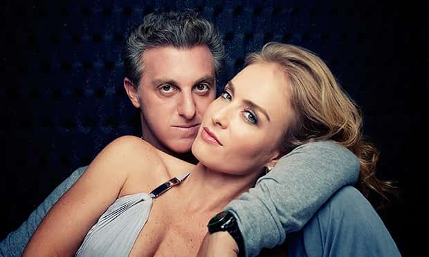 Angélica deu bronca em Luciano Huck na TV (Foto: Reprodução)