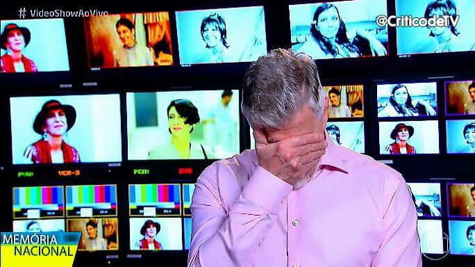 Miguel Falabella no "Vídeo Show" (Foto: Reprodução/Twitter)