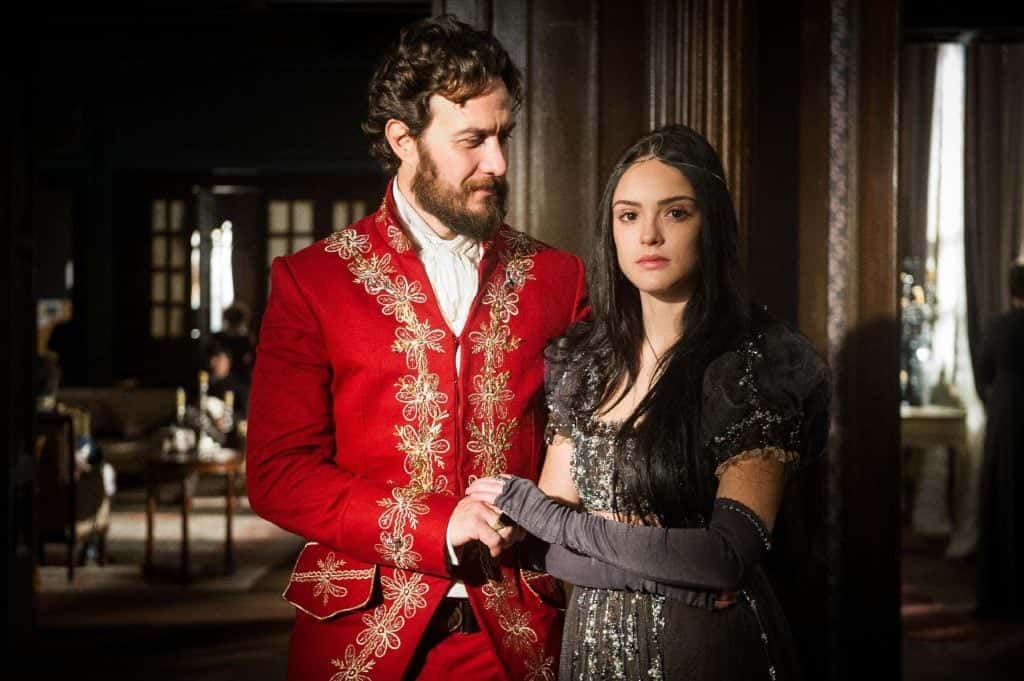 Thomas e Anna em "Novo Mundo". (Foto: Divulgação/Globo)