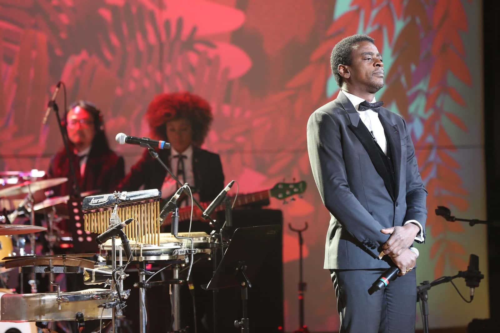 Seu Jorge no 'Conversa com Bial' (Foto: Carol Caminha/Gshow)