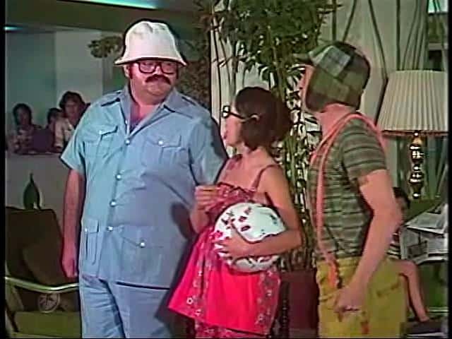 Atores no "Chaves" (Foto: Reprodução)