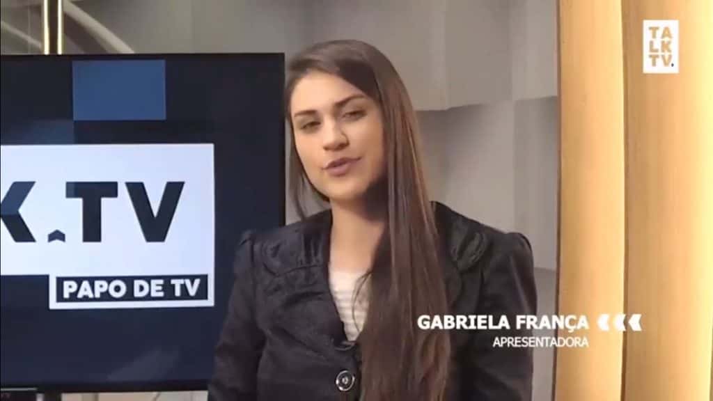 A jornalista Gabriela França. (Foto: Reprodução/Youtube)