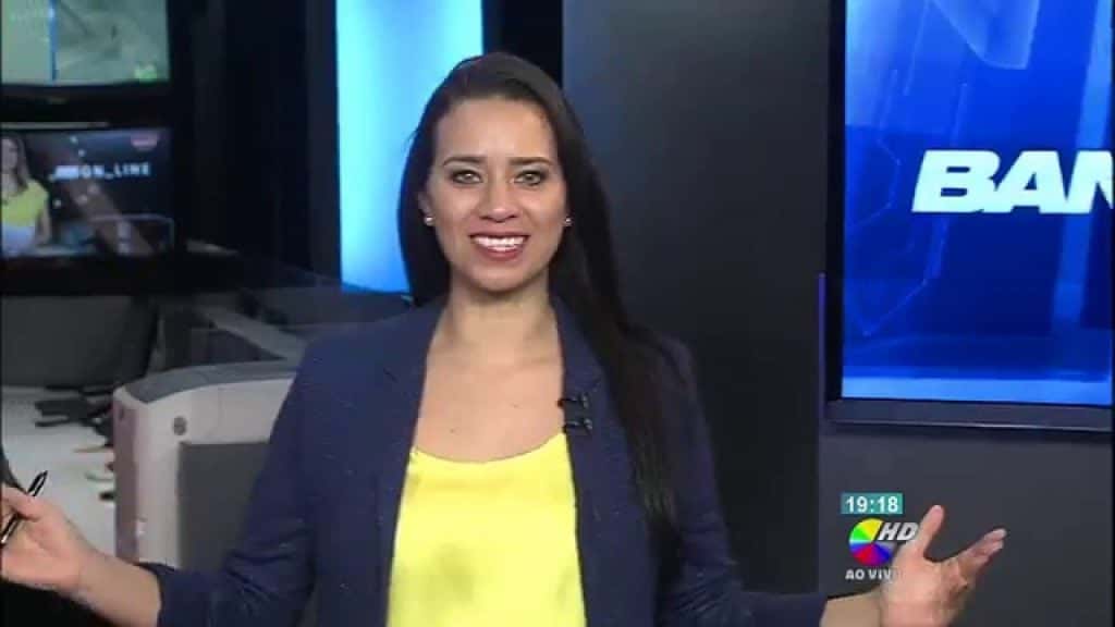 A apresentadora Luciana Braz. (Foto: Reprodução/Band)