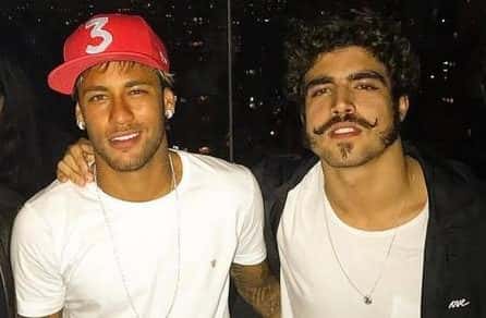 Caio Castro curte festinha privada com o amigo Neymar. (Foto: Reprodução/Instagram)