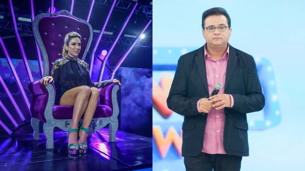 Patricia Abravanel e Geraldo Luis serão concorrentes (Foto montagem TV Foco)