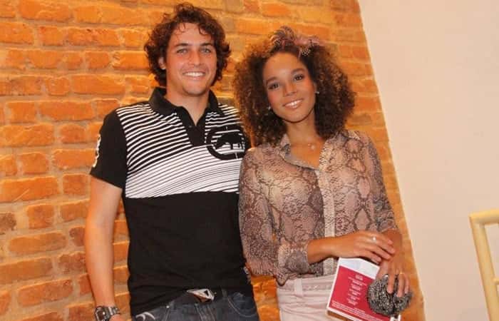 Aparecida Petrowky e Felipe Dylon (Foto: Reprodução)