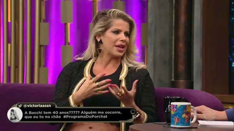 A atriz fez uma tour pelos programas de TV