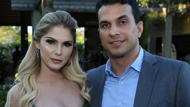 Bárbara e o ex-namoradoo, Irajá. (Foto: Divulgação)