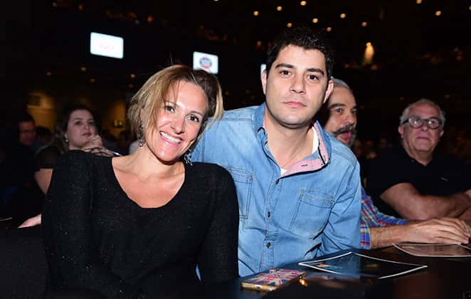 Evaristo Costa e esposa (Foto divulgação)