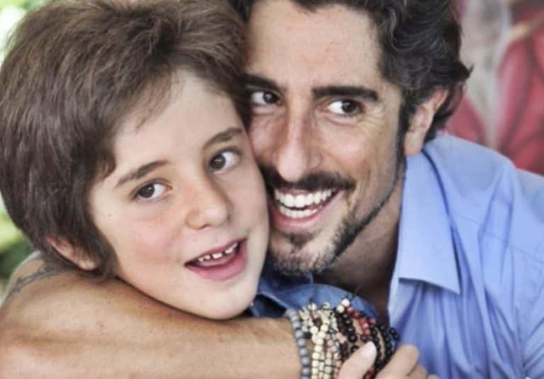 Marcos Mion e filho (Foto: Reprodução)