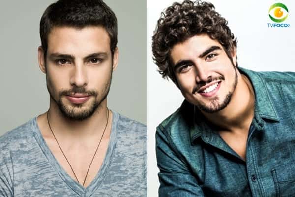 Cauã Reymond e Caio Castro estarão na novela "O Sétimo Guardião". (Foto: Reprodução/Montagem/TV Foco)