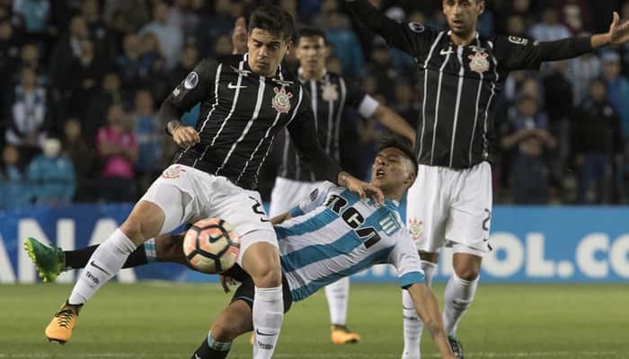 Jogo entre Racing x Corinthians pela Sul-Americana (Foto: Daniel Augusto Jr./Ag. Corinthians)