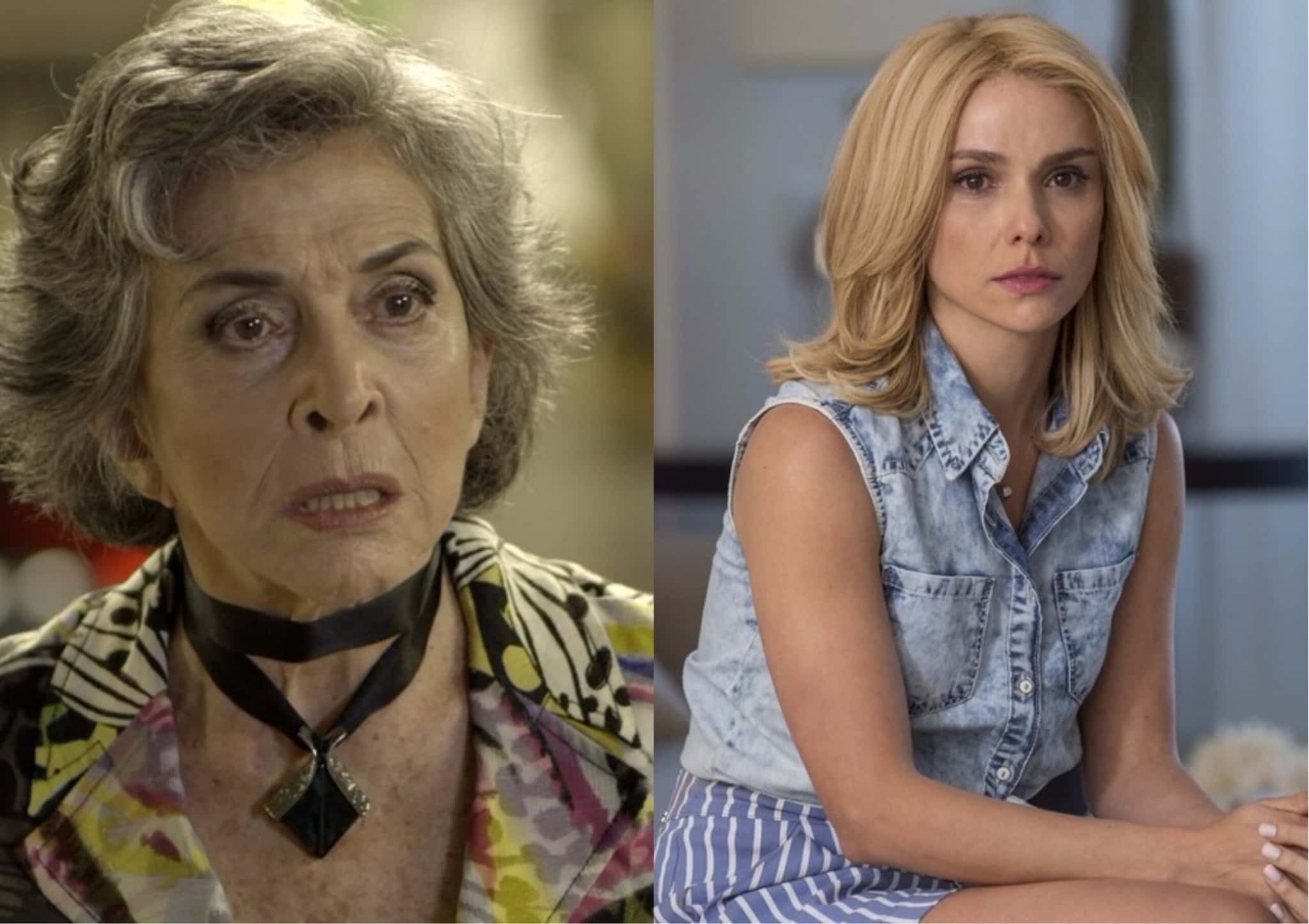 Elvira e Irene (Foto montagem TV Foco)