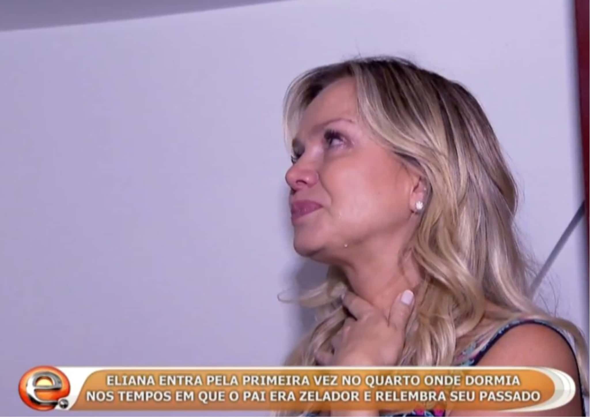 Eliana volta ao ar no SBT e se emocionou muito (Foto reprodução)