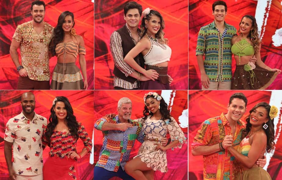 Famosos disputam vaga na "Dança dos Famosos" (Foto reprodução)