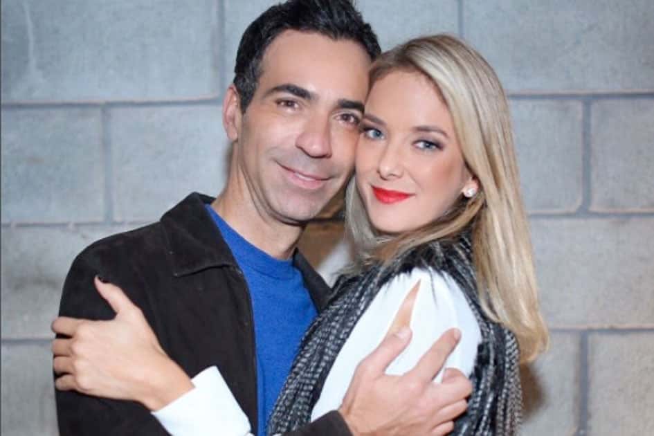 A apresentadora Ticiane Pinheiro e o jornalista César Tralli (Foto: Divulgação)
