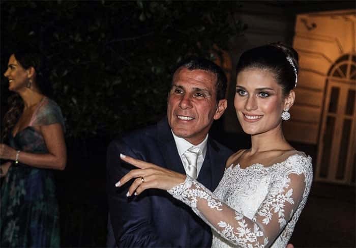 Eri Johnson e Alice Souto em festa de casamento (Foto: Divulgação)