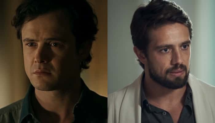 Gael (Sergio Guizé) e Renato (Rafael Cardoso) em cenas de O Outro Lado do Paraíso (Fotos: Reprodução/Globo)