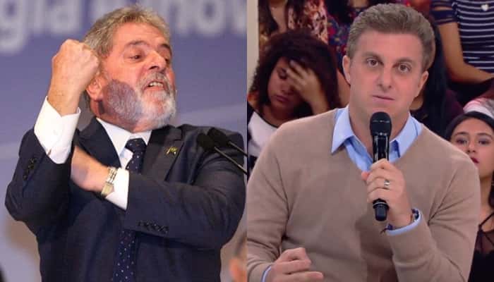 O ex-presidente Lula e o apresentador Luciano Huck (Foto: Divulgação/Reprodução Globo/Montagem)