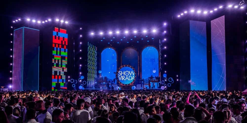 Palco do Show da Virada (Foto: GLOBO/Bruno Soares)