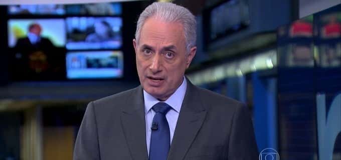 William Waack foi afastado da Globo (Foto reprodução)