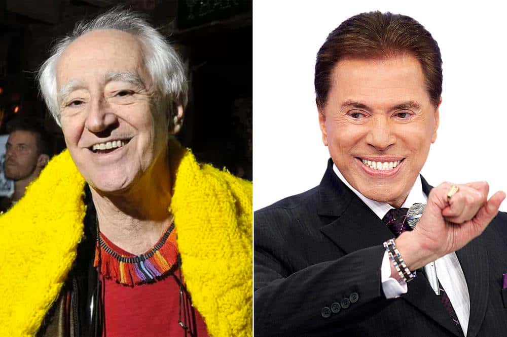 Zé Celso e Silvio Santos (Gustavo Scatena/Veja - Roberto Nemanis/Dedoc)