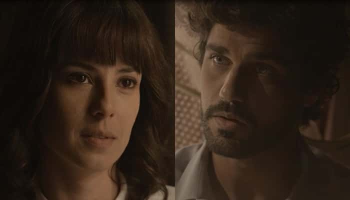 Lucinda (Andreia Horta) e Inácio (Bruno Cabrerizo) em cena de Tempo de Amar (Fotos: Divulgação/Globo/Montagem TV Foco)